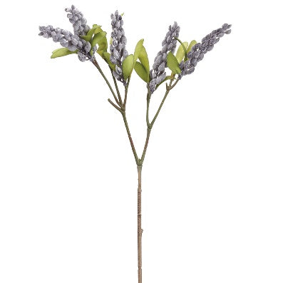 Vara con Bayas Artificial Azul (64 cm)