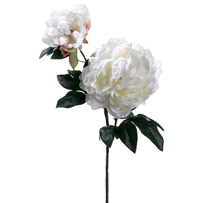 Vara de Peonía Artificial Crema (50 cm)