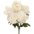 Arbusto de Peonía Artificial Blanco (50 cm)