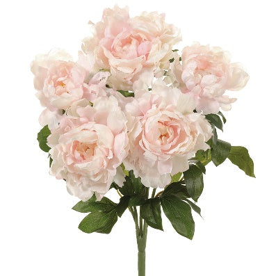 Arbusto de Peonía Artificial Rosa Claro (50 cm)