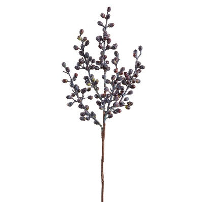 Vara con Bayas Artificial Morado (56 cm)