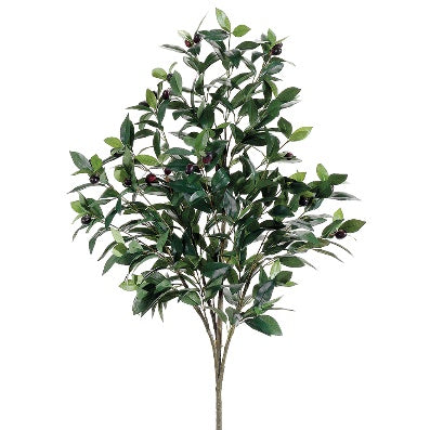 Árbol de Olivo Artificial Verde Bicolor (107 cm)