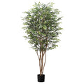 Árbol en Maceta con Bayas Artificial Verde (183 cm)