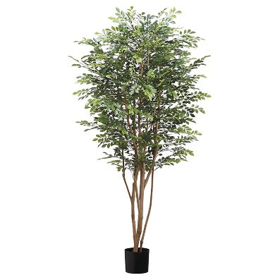 Árbol en Maceta con Bayas Artificial Verde (183 cm)
